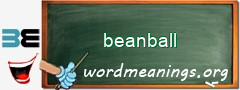 WordMeaning blackboard for beanball